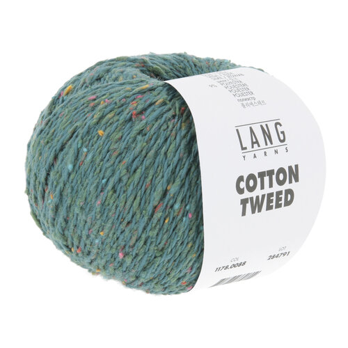 Lang Yarns Lang Yarns | Katoen Cotton Tweed -  0088 | Petrol