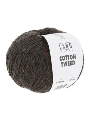 Lang Yarns Lang Yarns | Katoen Cotton Tweed -  0068 | Donkerbruin