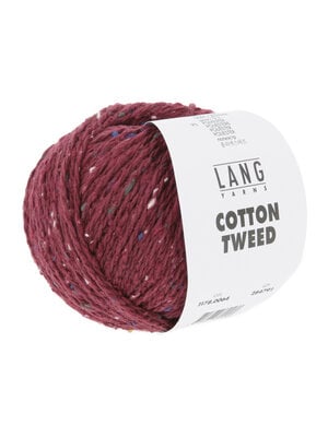 Lang Yarns Lang Yarns | Katoen Cotton Tweed -  0064 | Bordeaux