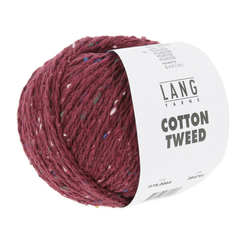 Lang Yarns Lang Yarns | Katoen Cotton Tweed -  0064 | Bordeaux