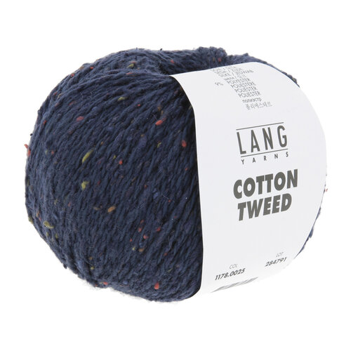 Lang Yarns Lang Yarns | Katoen Cotton Tweed -  0025 | Marine