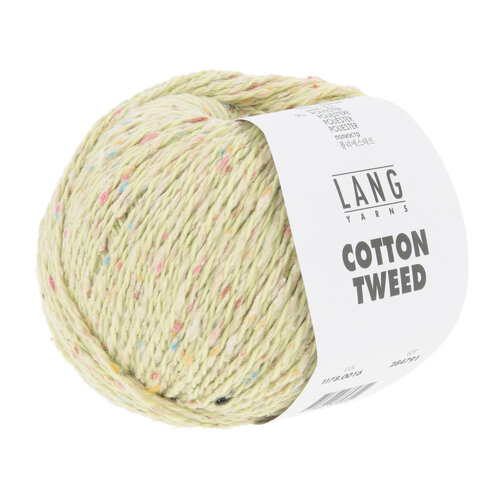 Lang Yarns Lang Yarns | Katoen Cotton Tweed -  0016 | Lichtgroen