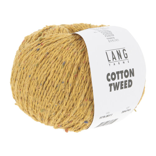 Lang Yarns Lang Yarns | Katoen Cotton Tweed -  0011 | Okergeel