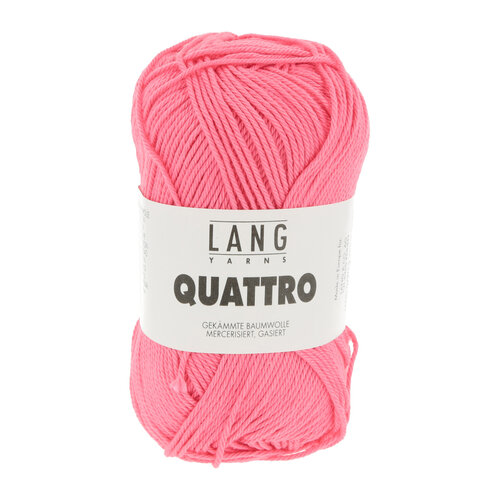 Lang Yarns Lang Yarns | Katoen Quattro -  0229 | Kaugummi