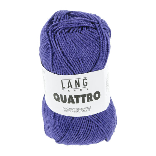 Lang Yarns Lang Yarns | Katoen Quattro -  0206 | Royalblauw