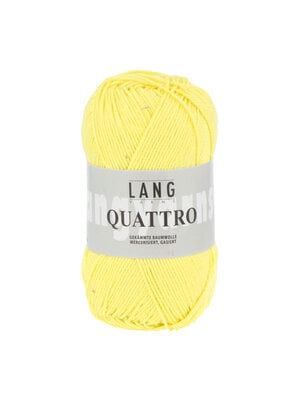 Lang Yarns Lang Yarns | Katoen Quattro - 0113 | Lichtgeel