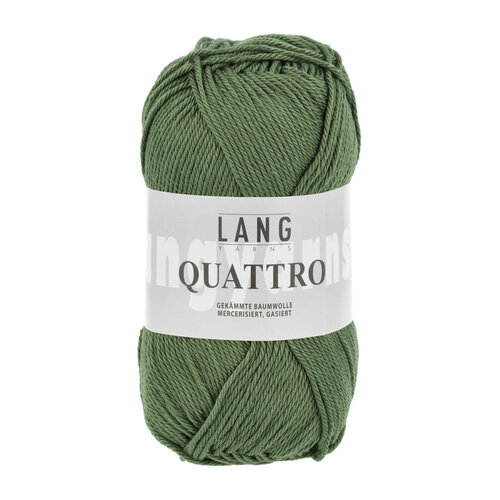 Lang Yarns Lang Yarns | Katoen Quattro -  0097 | Olijfgroen