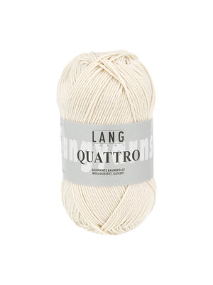 Lang Yarns Lang Yarns | Katoen Quattro -  0094 | Ivoor