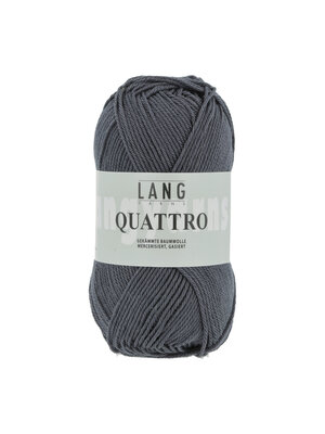Lang Yarns Lang Yarns | Katoen Quattro -  0070 | Antraciet