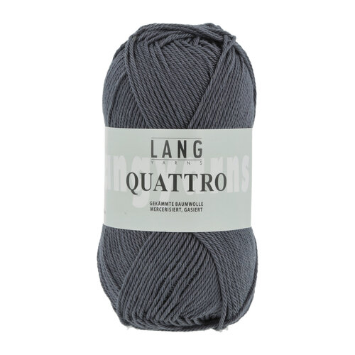 Lang Yarns Lang Yarns | Katoen Quattro -  0070 | Antraciet