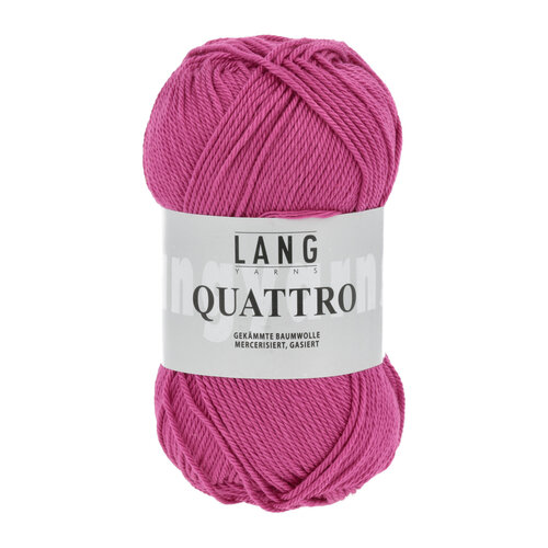 Lang Yarns Lang Yarns | Katoen Quattro -  0064 | Fuchsia