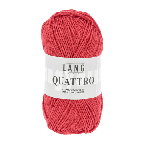 Lang Yarns Lang Yarns | Katoen Quattro -  0061 | Tomatenrood