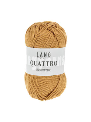 Lang Yarns Lang Yarns | Katoen Quattro -  0050 | Okergeel