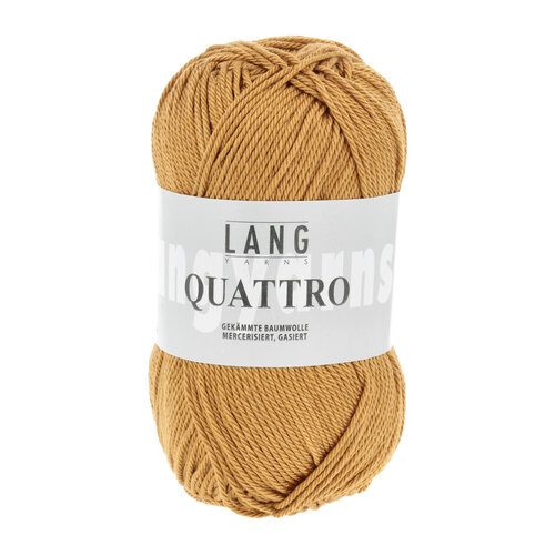 Lang Yarns Lang Yarns | Katoen Quattro -  0050 | Okergeel