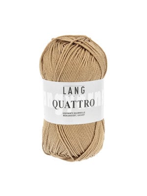 Lang Yarns Lang Yarns | Katoen Quattro - 0039 | Lichtbruin