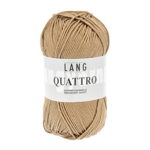 Lang Yarns Lang Yarns | Katoen Quattro - 0039 | Lichtbruin