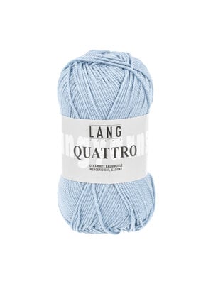 Lang Yarns Lang Yarns | Katoen Quattro - 0020 | Lichtblauw