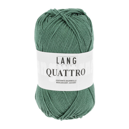 Lang Yarns Lang Yarns | Katoen Quattro -  0018 | Donkergroen
