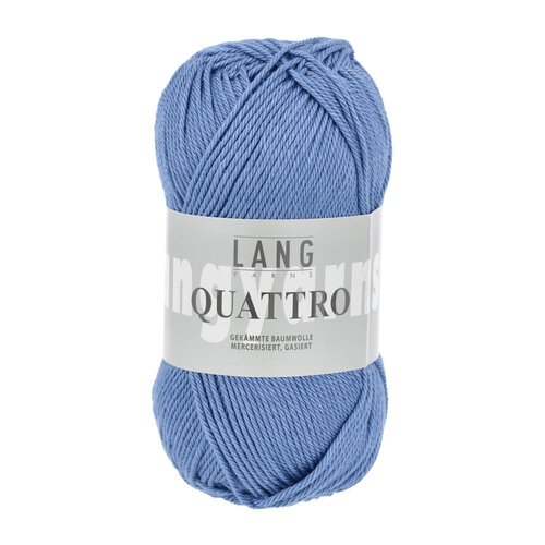 Lang Yarns Lang Yarns | Katoen Quattro -  0010 | Blauw