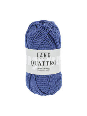 Lang Yarns Lang Yarns | Katoen Quattro -  0006 | Royalblauw