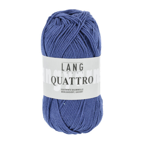 Lang Yarns Lang Yarns | Katoen Quattro -  0006 | Royalblauw
