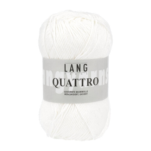 Lang Yarns Lang Yarns | Katoen Quattro -  0001 | Wit