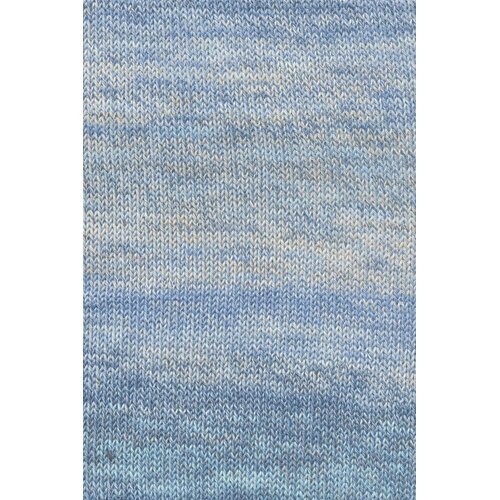 Lang Yarns Lang Yarns | Katoen Illusion -  0006 | Blauw/Grijs/Beige