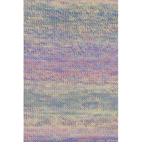 Lang Yarns Lang Yarns | Katoen Illusion -  0002 | Violet/Petrol/Geel/Blauw