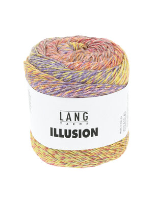 Lang Yarns Lang Yarns | Katoen Illusion -  0001 | Roze/Geel/Lila/Oranje
