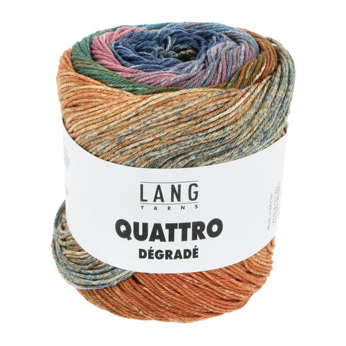 Lang Yarns Lang Yarns | Katoen Quattro DÉGRADÉ - 0016 | Multicolor