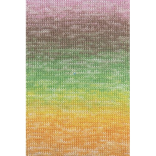 Lang Yarns Lang Yarns | Katoen Quattro DÉGRADÉ - 0014 | Groen/Geel/Bruin