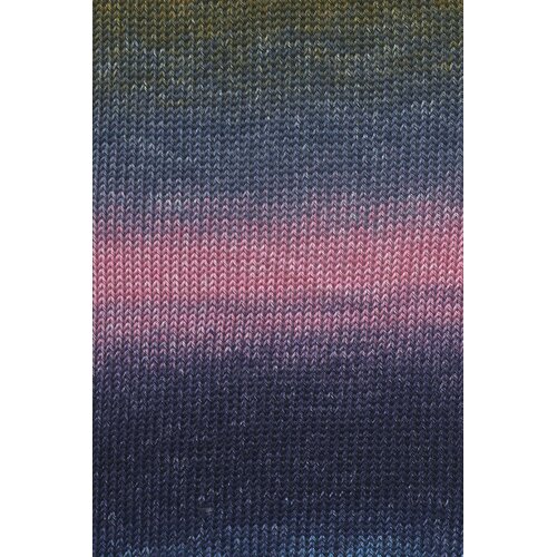 Lang Yarns Lang Yarns | Katoen Quattro DÉGRADÉ - 0010 | Blauw/Okergeel/Roze