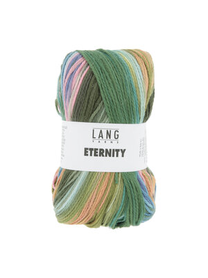 Lang Yarns Lang Yarns | Katoen Eternity - 0005 | Groen/Zalmroze