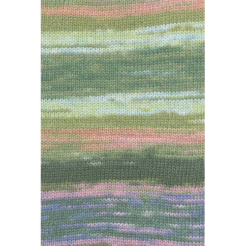 Lang Yarns Lang Yarns | Katoen Eternity - 0005 | Groen/Zalmroze