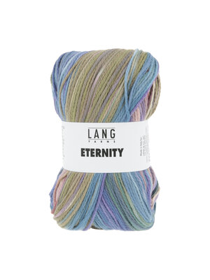 Lang Yarns Lang Yarns | Katoen Eternity - 0004 | Blauw/Roze/Groen