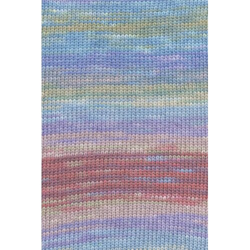 Lang Yarns Lang Yarns | Katoen Eternity - 0004 | Blauw/Roze/Groen
