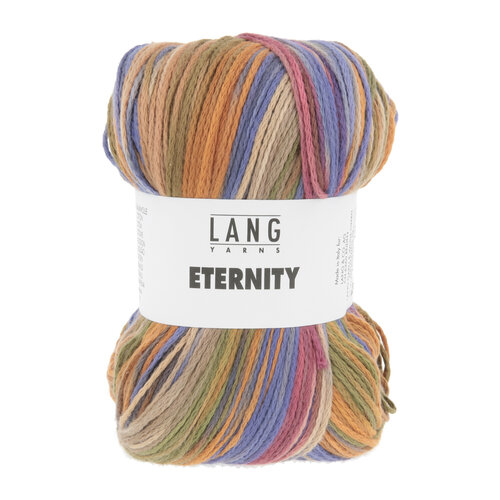 Lang Yarns Lang Yarns | Katoen Eternity - 0003 | Oranje/Groen/Roest