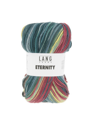 Lang Yarns Lang Yarns | Katoen Eternity - 0001 | Groen/Rood/Blauw