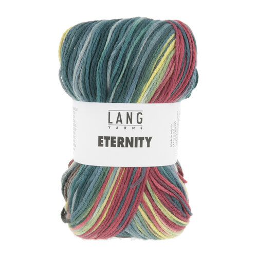 Lang Yarns Lang Yarns | Katoen Eternity - 0001 | Groen/Rood/Blauw
