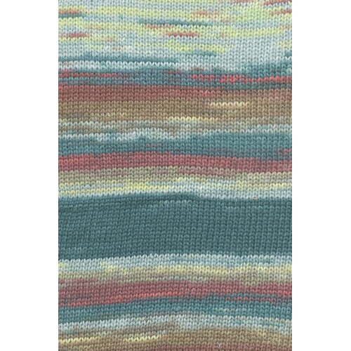 Lang Yarns Lang Yarns | Katoen Eternity - 0001 | Groen/Rood/Blauw