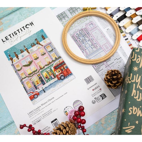 Leti Stitch Borduurpakket London Winter Charm - Leti Stitch