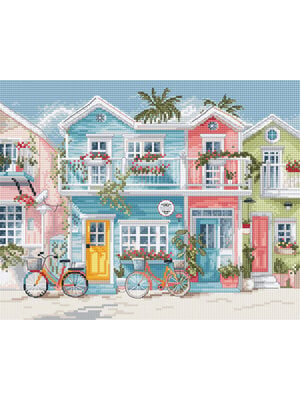 Leti Stitch Borduurpakket Beach Bliss - Leti Stitch