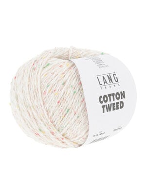 Lang Yarns Lang Yarns | Katoen Cotton Tweed - 0001 | Wit Lang Yarns Lang Yarns | Katoen Cotton Tweed - 0001 | Wit