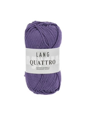 Lang Yarns Lang Yarns | Katoen Quattro - 0046 | Paars Lang Yarns Lang Yarns | Katoen Quattro - 0046 | Paars