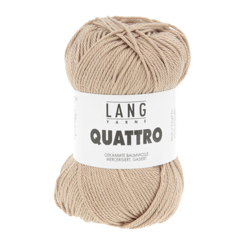 Lang Yarns Lang Yarns | Katoen Quattro - 0126 | Zand Lang Yarns Lang Yarns | Katoen Quattro - 0126 | Zand