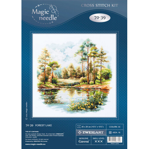 Magic Needle CI Borduurpakket Forest Lake - Magic Needle
