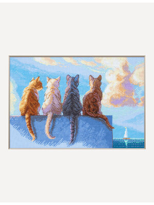 Aine Borduurpakket Cats by the Sea - Aine Aine Borduurpakket Cats by the Sea - Aine