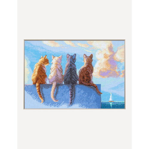 Aine Borduurpakket Cats by the Sea - Aine Aine Borduurpakket Cats by the Sea - Aine
