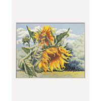 Borduurpakket Sunflowers in the Wind - Aine