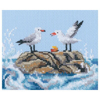 Borduurpakket Seagulls on Rock - RTO